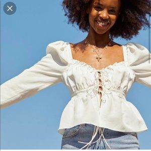 NWT Brock Collection x H&M Lyocell-blend blouse